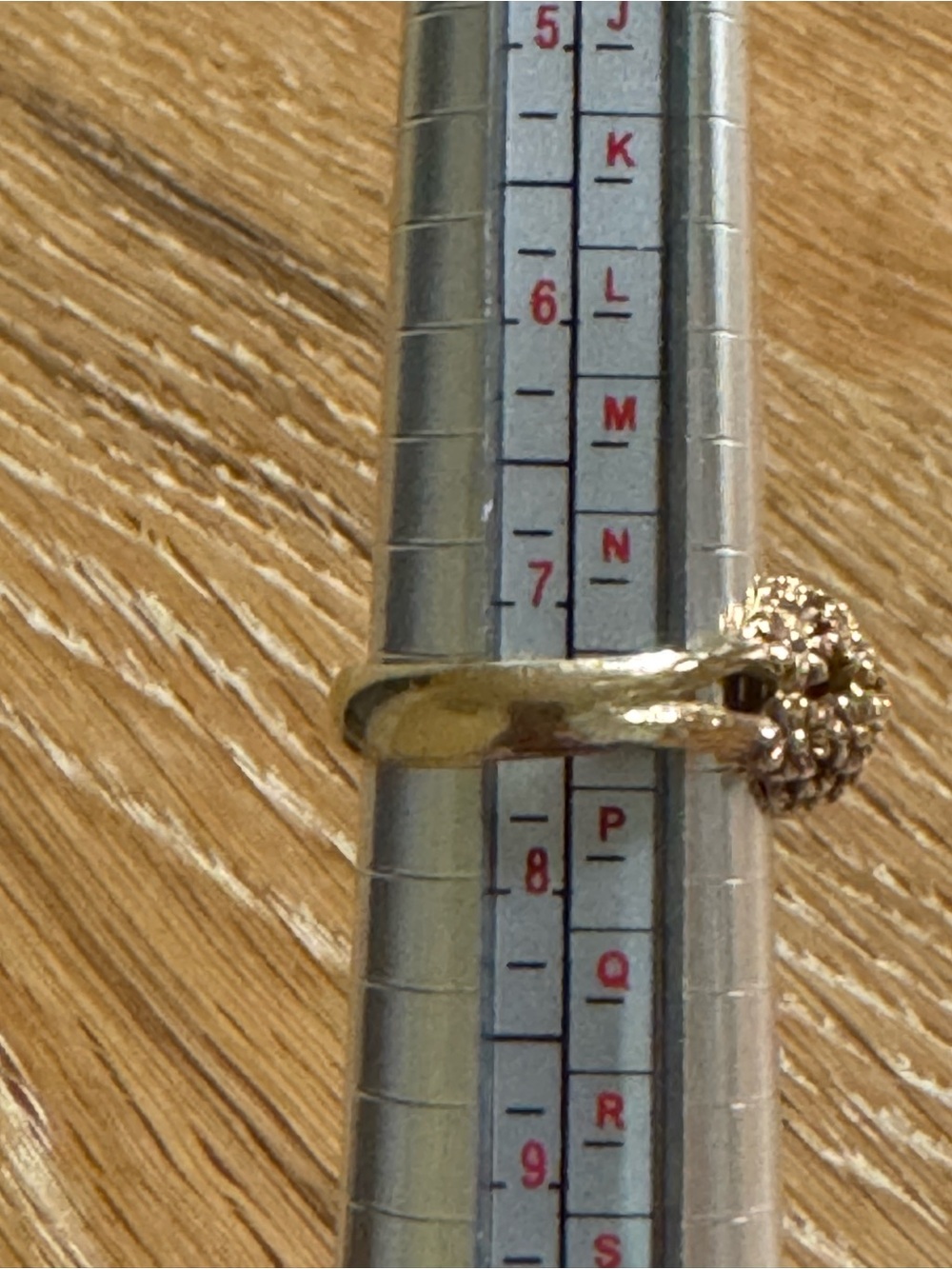 Retired James Avery Margarita Daisy Flower Dome Ring 14K Gold Size 7.5 - Picture 8 of 8